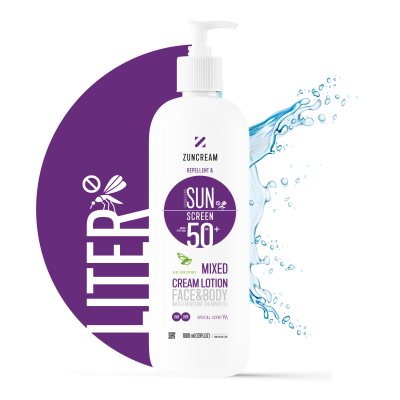 Sunscreen + Insect Repellent SPF50+ 33FLOZ (1L) Liter