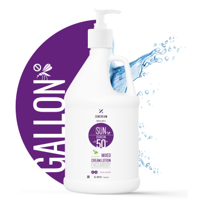 Sunscreen + Insect Repellent SPF50+ 135FLOZ (4L) Gallon